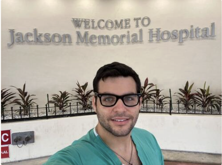 Dr. Ovadia at Jackson Memorial Hospital, Miami